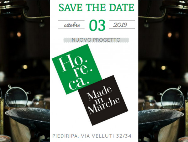 Invito progetto Ho.re.ca 100% made in Marche