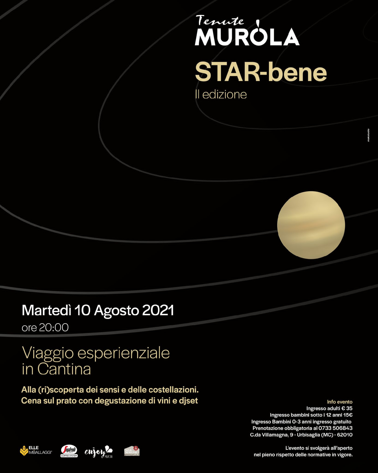 STAR-bene II edizione — Viaggio sensoriale su Giove - Tenuta Murola