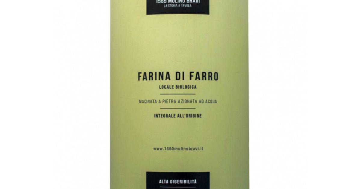 FARINA di farro INTEGRALE - Mulino ad acqua Bravi - Marche