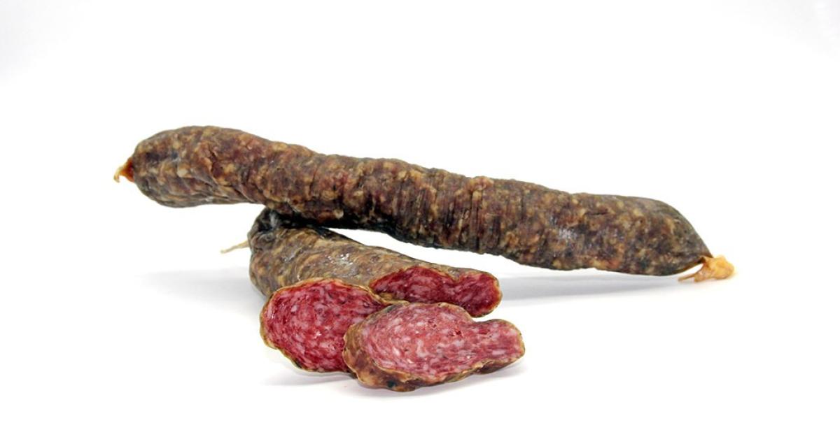 Salame con tartufo - Salumificio Italiano Puzielli - Salumi tipici delle  Marche - MyMarca