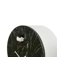 Cioni marmo nero Marquina orologio cucu a parete Domeniconi