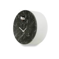 Cioni marmo nero Marquina orologio cucu a parete Domeniconi