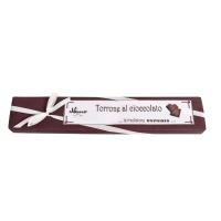 Dunklerschokolade-Torrone italienische Nemo Haselnüsse und schokolade