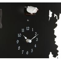 CUCU 373 nero Domeniconi grande orologio a cucu per arredo zone living