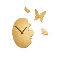 BUTTERFLY foglia oro orologio Domeniconi + kit 3 farfalle