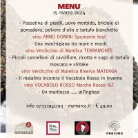 Cena di tartufo con la chef Michela Domizi della Sella di Pitino e vini PROVIMA