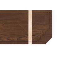 Luchetti rectangular chopping board in light / dark two-tone beech wood