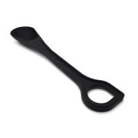 Black resistant plastic spoon a kitchen accessory from the Luchetti collection