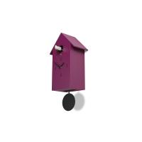 Zuba 217 viola orologio cucu Domeniconi a forma di casetta di legno