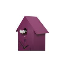 Zuba 217 viola orologio cucu Domeniconi a forma di casetta di legno