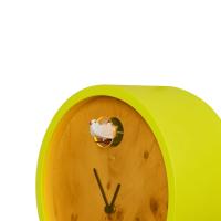 Dakar Fluo yellow by the new Domeniconi brand round cuckoo clock fluorescent