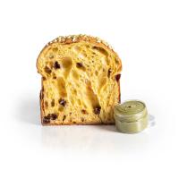 Panettone amarene di Cantiano e crema di pistacchio 1 kg Posillipo Dolce Officina