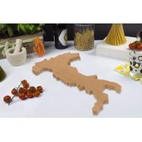 Cutting board in the shape of Italia Handmade wooden Elga design from Marche
