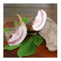 Guanciale stagionato di maiale salumificio Funari