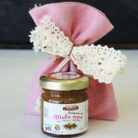 Favor for Baptism: pink apple jam from Sibillini typical product