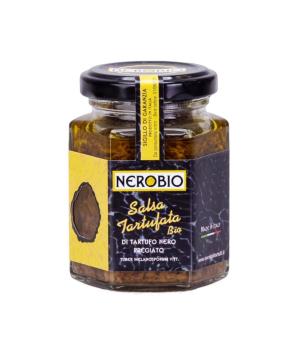 Sauce aus feinem schwarzen Trüffel und Pilzen Bio NeroBio made in Italien