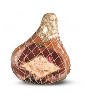Carpegna PDO Italian deboned raw ham pressed and.18 months seasoned