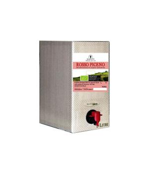 Bag in box Saputi Rosso Piceno DOC vino biologico certificato