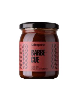 BARBECUE salsa BIO speziata e affumicata Salimperio brand Rinci