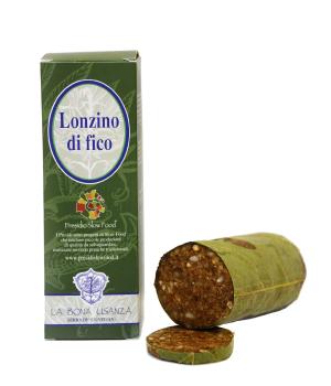 LONZINO di FICO - FIG ROLL old-fashioned product at Slow Food Presidium