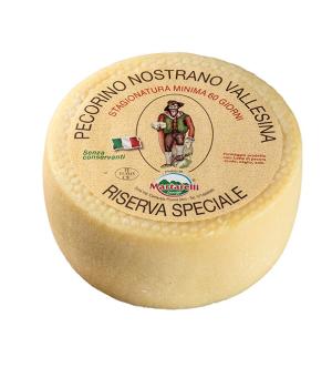 Pecorino with Raw Milk Martarelli local Vallesina cheese