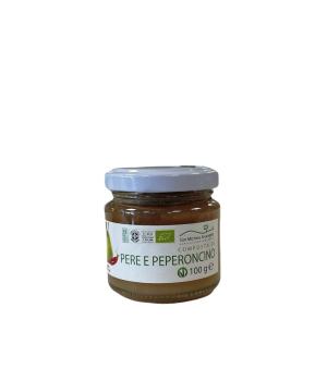 Organic pears and chilli San Michele Arcangelo made from organic fruit