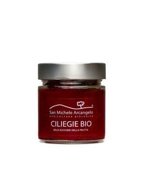 Cherry compote only fruit sugars San Michele Arcangelo - BIO