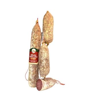 Sibillino Funari Schweine salami ohne Schmalz Bauern