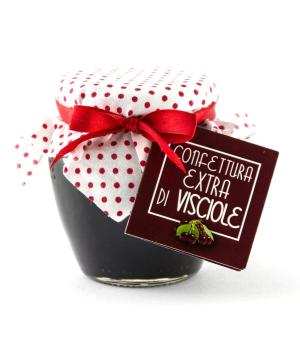 Sour cherry extra jam Nero Visciola a natural Italian delight