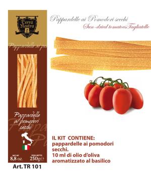 Tomatoes PAPPARDELLE Terra Nostra flavored egg pasta