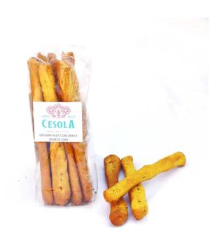 Breadsticks with turmeric Italian Forno Césola - Substitute for bread
