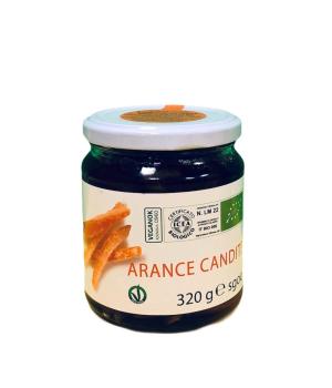 PEEL in BIO CANDIED ORANGE fillets in syrup confectionery specialty