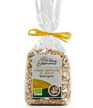 Bio Puffdinkel mit honig Monte Gemmo Produkt ITALIANO
