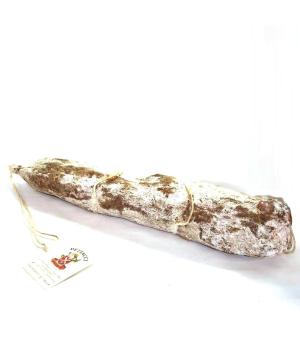 SALAMI larded or with lard Pettacci salami typical of the Sibillini