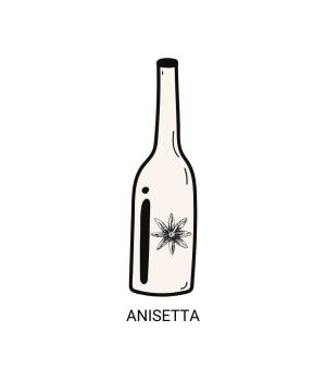 ANISETTA MELETTI 70cl Excellent aromatic intensity 34° Marche speciality