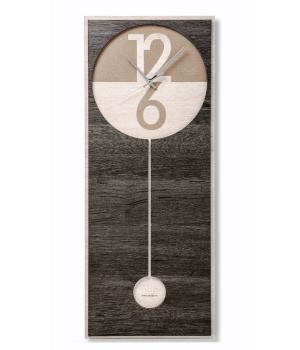 PENDOLA dark VES design made in Italy Contemporary design wall clock