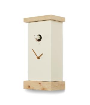 Supercucu ash/poplar Domeniconi handcrafted cuckoo clock made in Italy