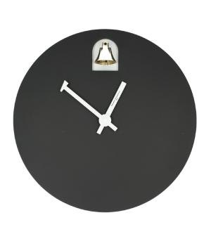 DINN black Domeniconi Clock with bell that beats time