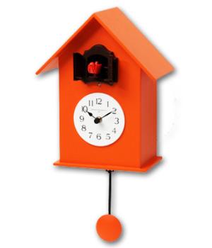 216 orange and Cuckoo Clock with pendulum