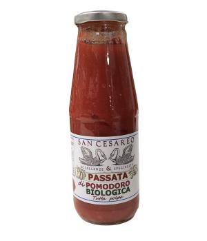 Sauce all organic tomato pulp grown San Cesareo italian tomato without additives - BIO