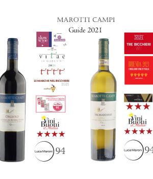 Salmariano & Orgiolo Marotti Campi 6 Weinflaschen prämiert