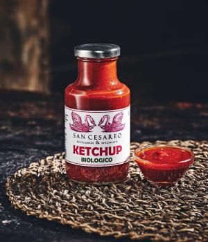 Ketchup mit süß-saurer Soße auf Tomatenbasis San Cesareo - BIO