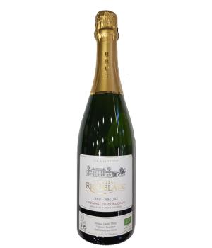 Cremant de Bordeaux AOC Brut Nature Chateau Rioublanc - BIO