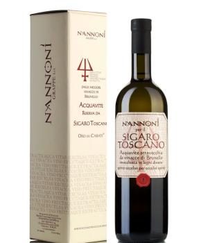 Acquavite da Vinaccia di Brunello Riserva da Sigaro Toscano grappe Nannoni