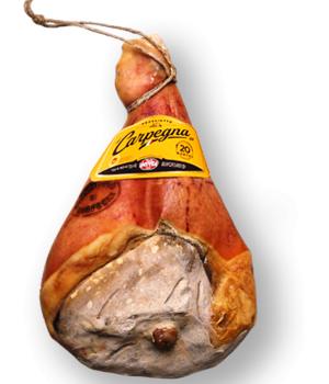 Beretta Carpegna PDO reserve cru raw ham in bone aged 20 months