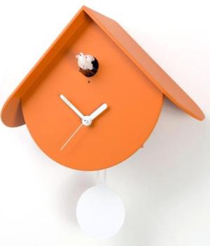 TITTI 2077 arancio design italiano orologio cucu Domeniconi