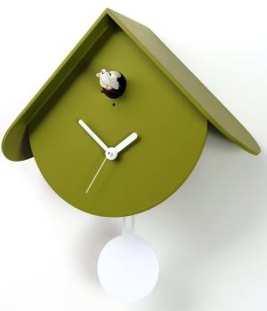 TITTI 2077 duchamp green Pendulum Wall Cuckoo Clock