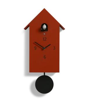 ZUBA dterracotta case color Wall Cuckoo Clock Domeniconi Made in Italy