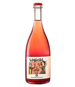 Scighira natural sparkling rosé wine Fiorano - BIO