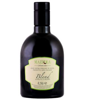 Olio EVO Blend estratto a freddo Mazzola da selezione varietà locali